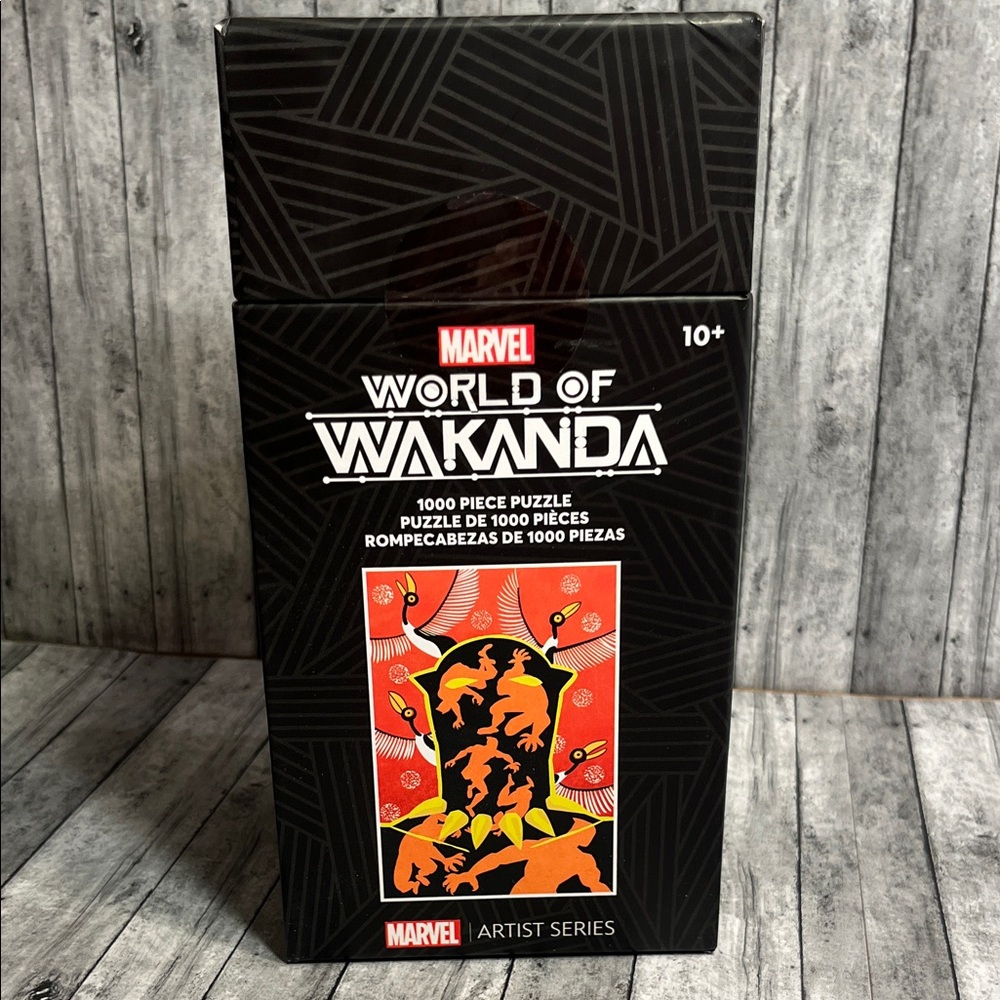 Marvel World of Wakanda Artist Series Puzzle - Black and Red
